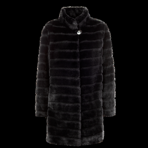 Petite M. Leichte Kunstfell Jacke Schwarz Muttertagsangebot