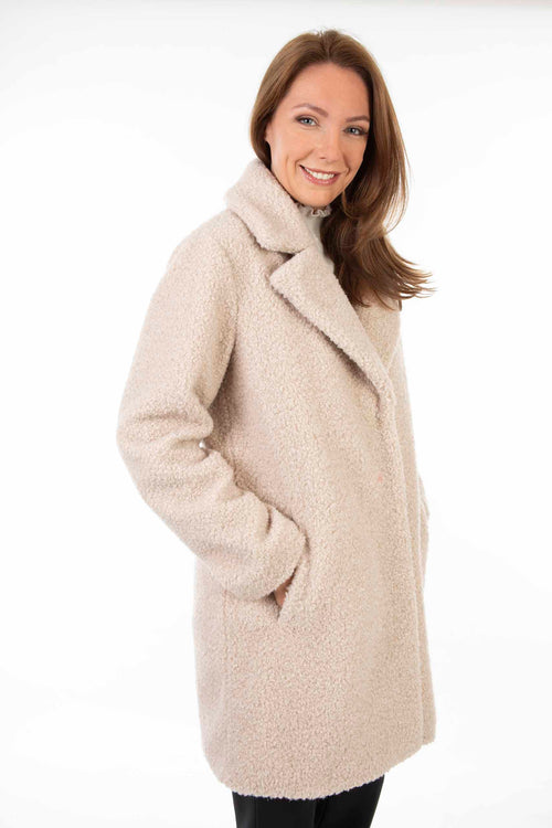 Petite M. Kunstfell Teddymantel mit Glitzer Top Angebot