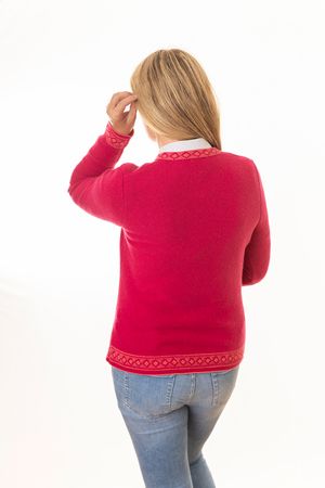 Pezzo D'oro Damentrachtenstrickjacke pink, reine Merinowolle,nachhaltig aus Bayern Begrenztes Angebot