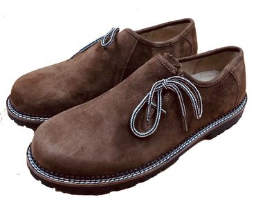 Pezzo D'oro Haferlschuh in Antik Finish braun,Schnürschuh,echt Leder, 50% Rabatt für begrenzte Zeit