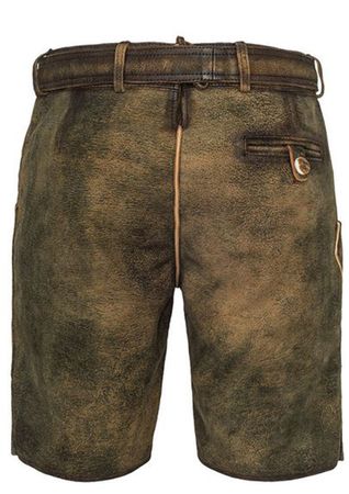 Pezzo D'oro Herren Lederhose von Hammerschmid, braun antik,softes Ziegenleder 2025