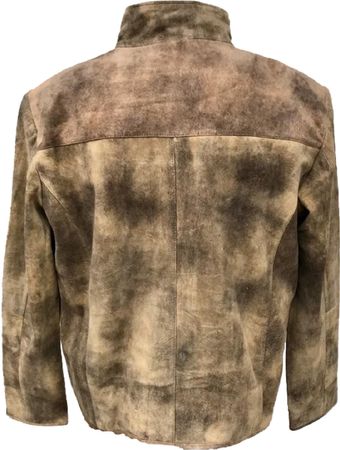Pezzo D'oro Herrenlederjacke,Velourleder, Lammnappaleder in antik Finish, Farbe olivbraun, auch in großen Größen bis Gr 62 Angebote