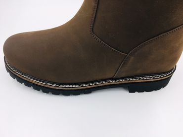 Pezzo D'oro Lederstiefel für die Jagd, Winterstiefel, Reiterstiefel,warm gefüttert,Leder,braun,Damen und Herren Sonderangebot