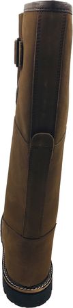 Pezzo D'oro Lederstiefel für die Jagd, Winterstiefel, Reiterstiefel,warm gefüttert,Leder,braun,Damen und Herren Sonderangebot