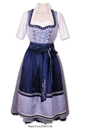 Pezzo D'oro Pezzo D&#039;oro Designerdirndl,Festtagsdirnd,bleu/marine Midi Weihnachtsangebot