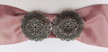 Pezzo D'oro Schürzenschließe,Dirndlschürzenschliße altsilber 2-tlg Zeitlich begrenztes Angebot
