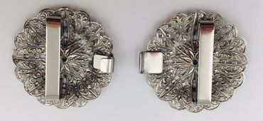Pezzo D'oro Schürzenschließe,Dirndlschürzenschliße altsilber 2-tlg Zeitlich begrenztes Angebot