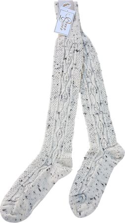 Pezzo D'oro Trachtenkniestrumpf zur Lederhose, Wanderkniestrumpf beige meliert Bis zu 65% Rabatt