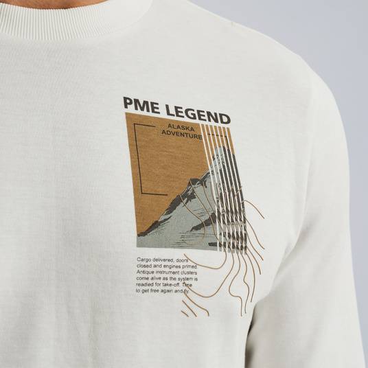 Pme Legend Sweatshirt mit Artwork Begrenztes Angebot