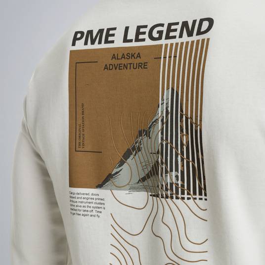 Pme Legend Sweatshirt mit Artwork Begrenztes Angebot