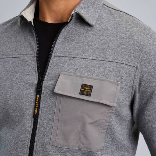 Pme Legend Hemdjacke mit Reißverschluss Im Verkauf