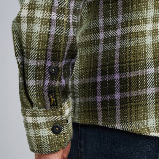 Pme Legend Hemdjacke mit Karomuster Fabrikverkauf