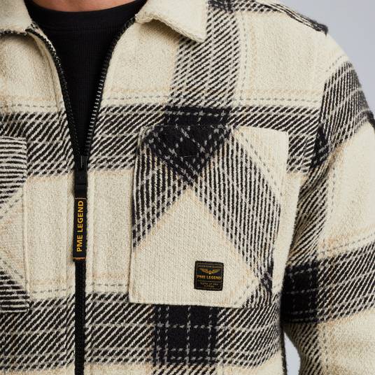 Pme Legend Hemdjacke mit Karomuster Fabrik Onlineshop