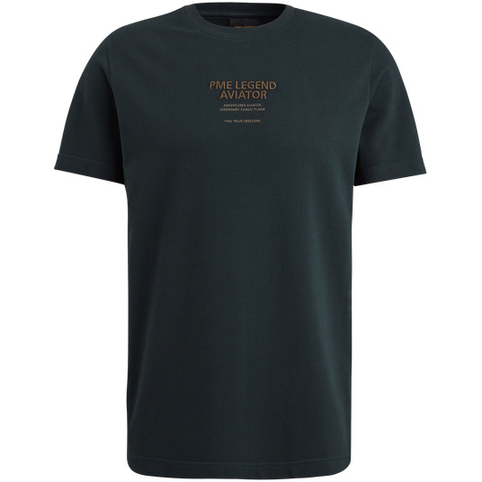 Pme Legend T-Shirt mit Waffelstruktur Große Rabatte