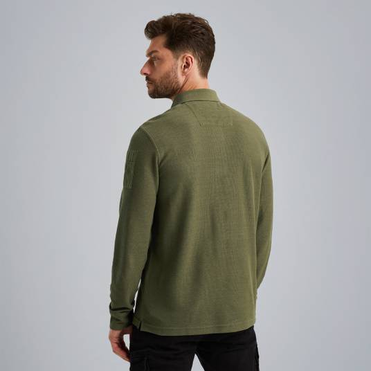 Pme Legend Poloshirt mit langen Ärmeln Kostenlose Rückgabe