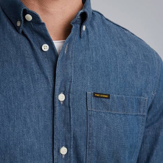 Pme Legend Hemd mit Indigo-Waschung zollfrei