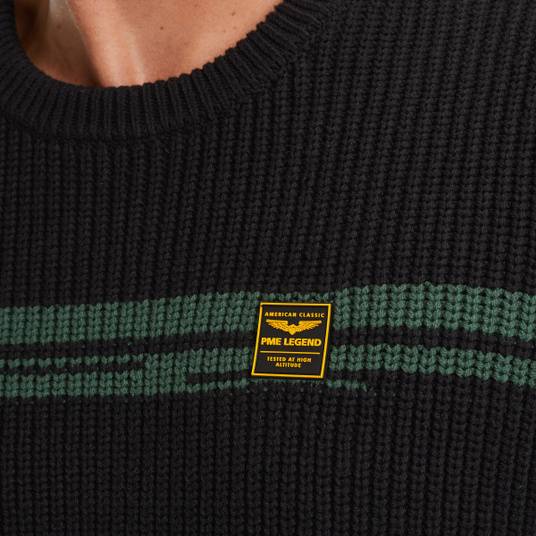 Pme Legend Pullover mit Streifenmuster Saisonschlussverkauf