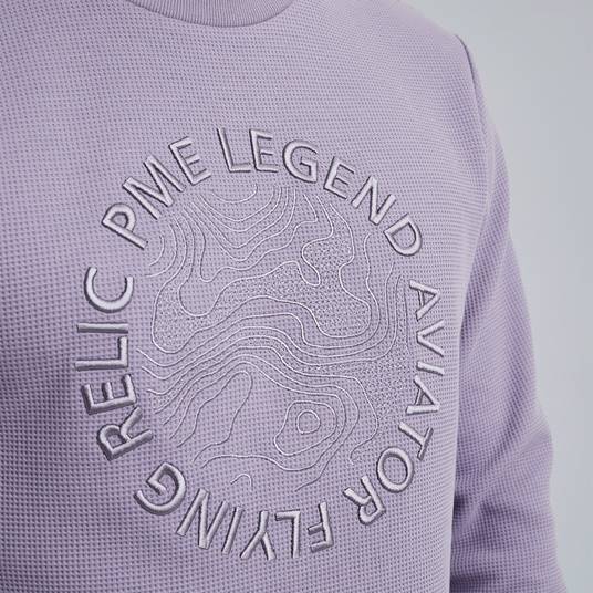 Pme Legend Sweatshirt mit Waffelstruktur Große Rabatte