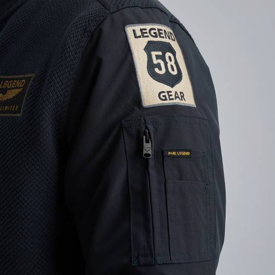 Pme Legend Sweatjacke mit Badges Tägliche Deals