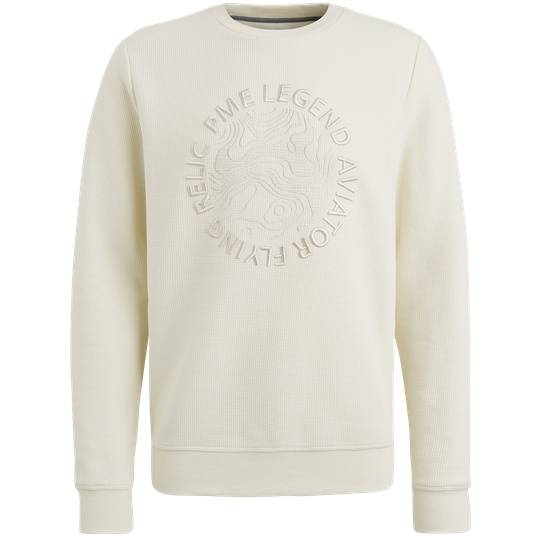 Pme Legend Sweatshirt mit Waffelstruktur Tiefpreis