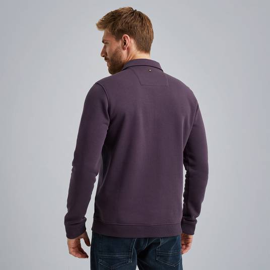 Pme Legend Sweatshirt mit Polokragen Super Sparpreis