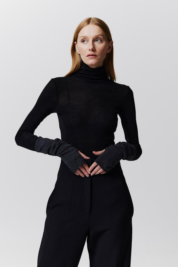 Prinz Berlin Kaschmir Arm Warmers Fine Knit Graphit Online Outlet
