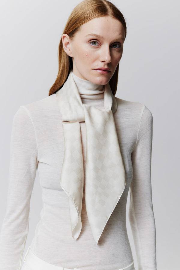 Prinz Berlin Seidentuch Illusion 90 Off-White VIP-Rabatte