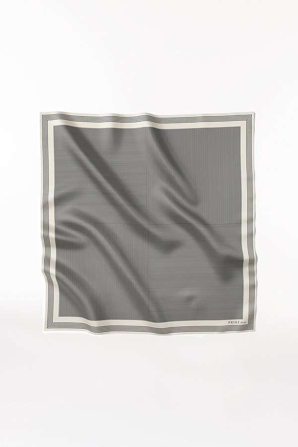 Prinz Berlin Seidentuch Stripes 123 Off-White Nur für heute
