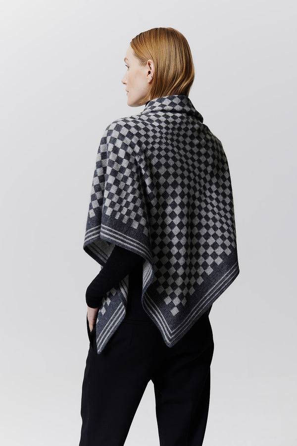 Prinz Berlin Kaschmir Triangle Jacquard Schwarz Bis zu 55% Rabatt
