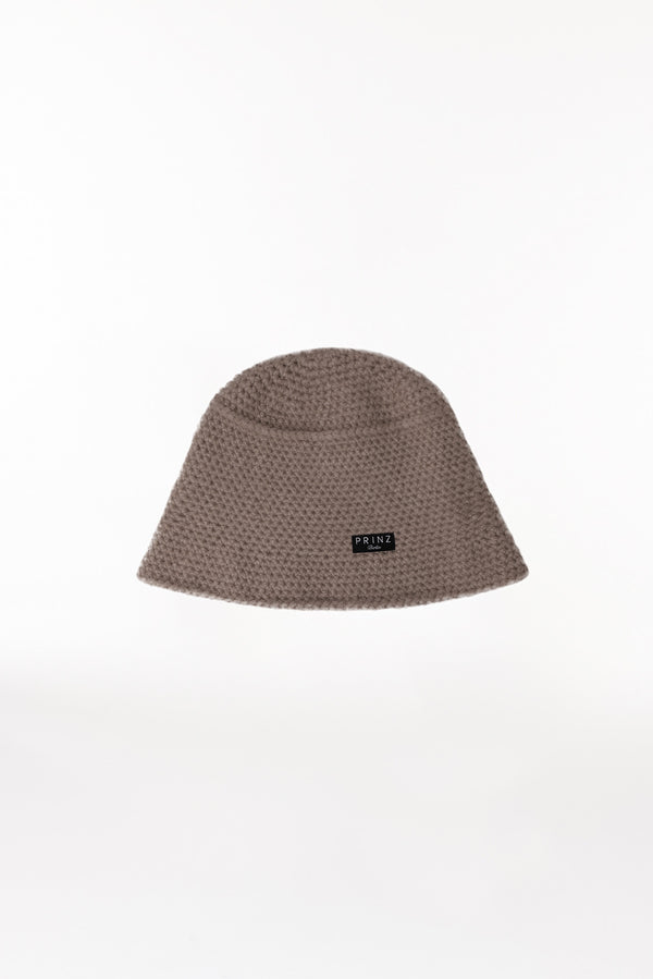 Prinz Berlin Kaschmir Bucket Hat Hand Crochet Beige Günstig kaufen