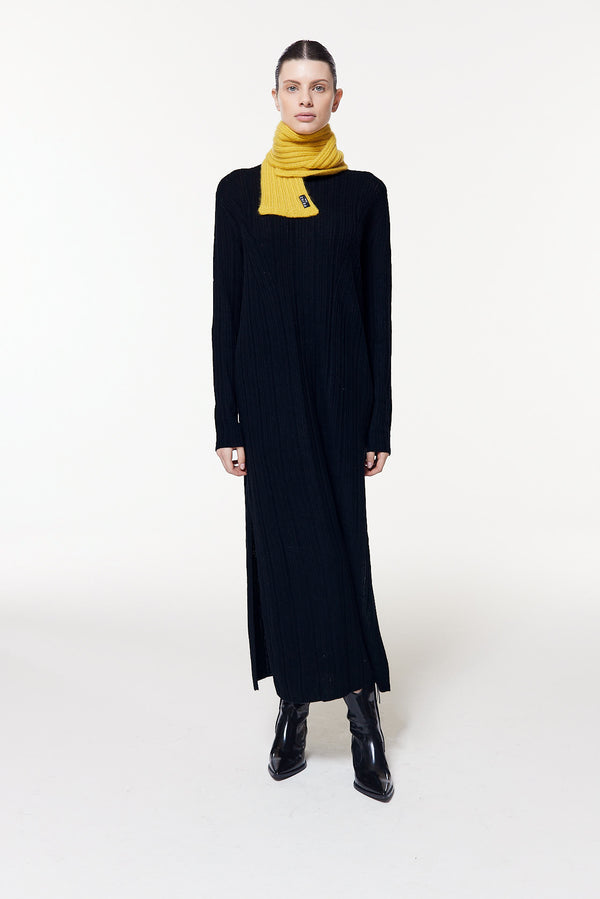 Prinz Berlin Kaschmir Kurzschal Hand Knit Gelb Preisnachlass