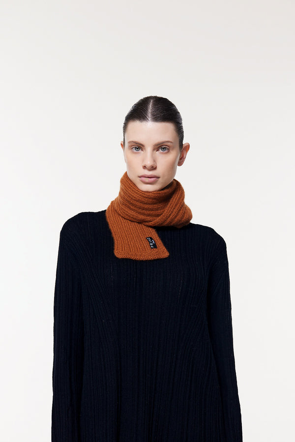 Prinz Berlin Kaschmir Kurzschal Hand Knit Karamell Black Friday