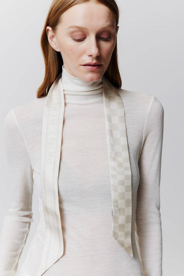 Prinz Berlin Seidentwilly Illusion Off-White Exklusive Angebote