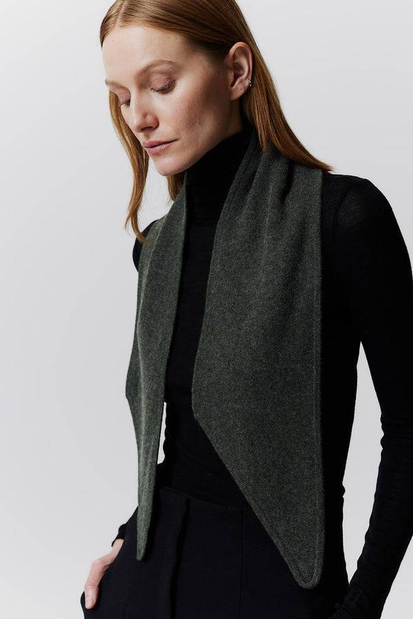Prinz Berlin Kaschmir Bandeau Fine Knit Grün Neuheiten