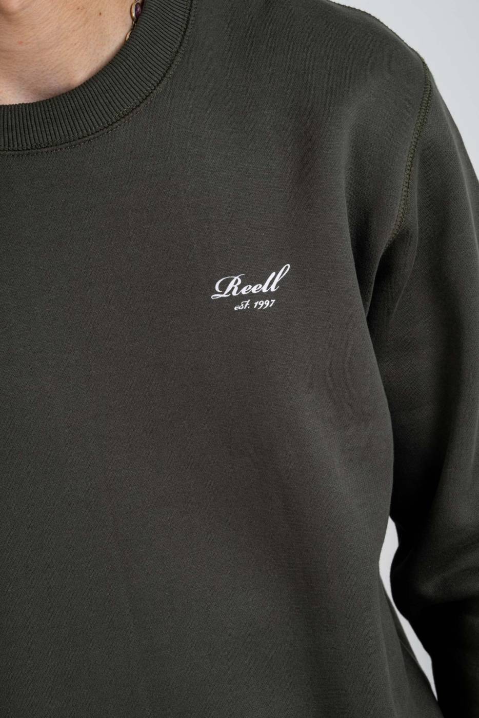 Reell Staple Logo Crewneck Riesige Rabatte
