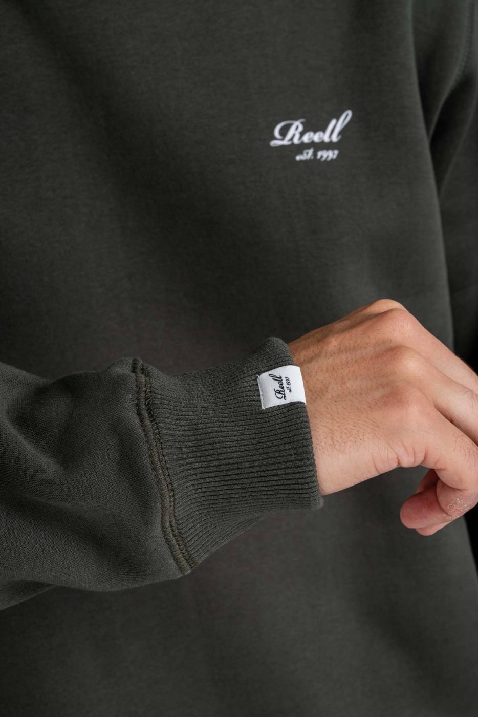 Reell Staple Logo Crewneck Riesige Rabatte