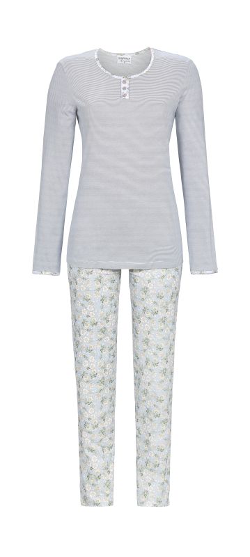 Ringella Pyjama mit Zierknopfleiste Saisonschlussverkauf