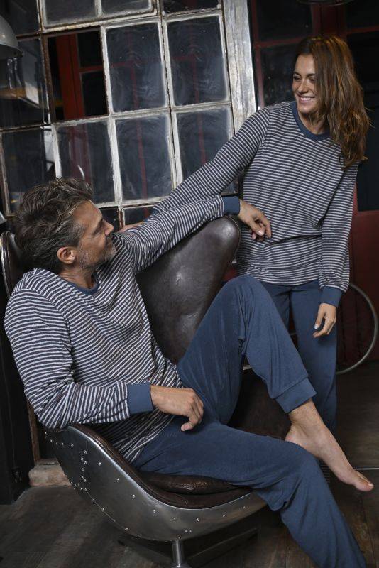 Ringella Pyjama aus Stretchfrottee Valentinstagsangebot