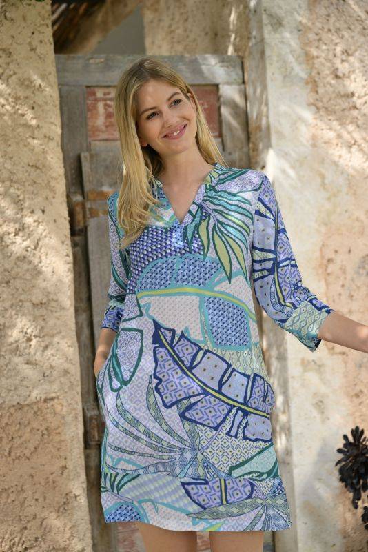 Ringella Kleid im Tunika-Stil mit 3/4 Arm Vatertagsangebot