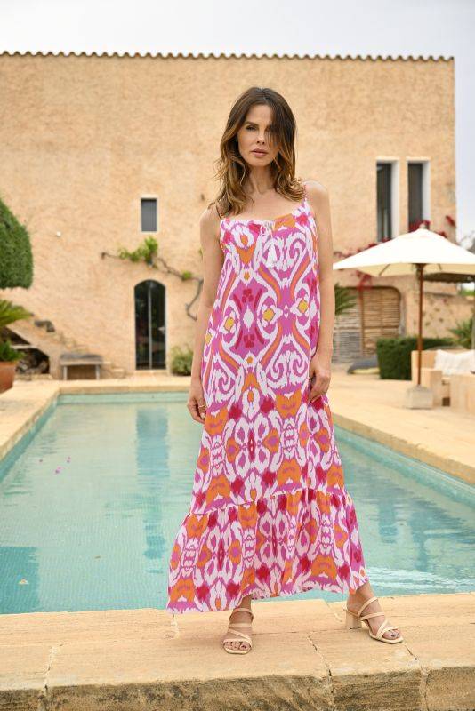 Ringella Sommerkleid mit Spaghettiträgern und Volant Exklusive Angebote
