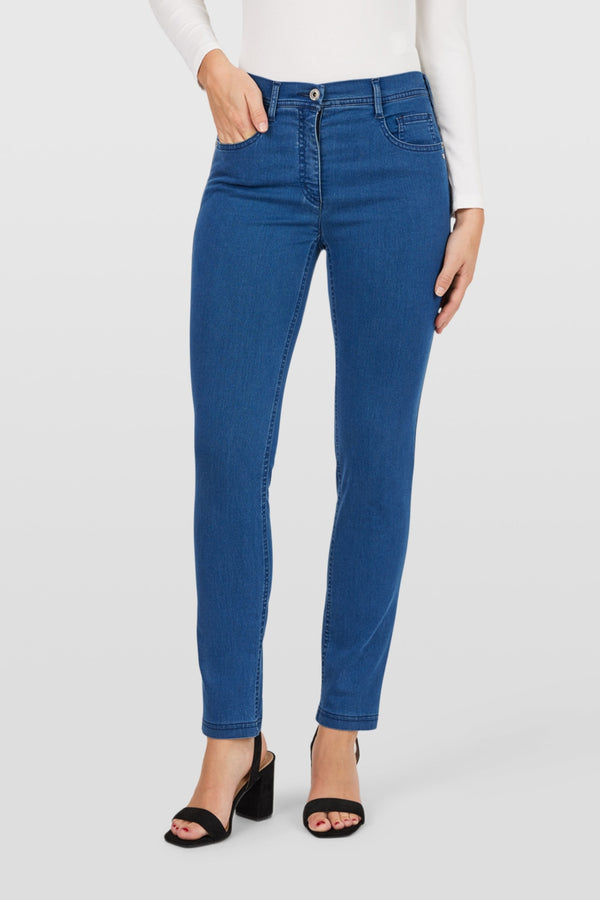 Robbe & Berking ROBELL ELENA COMFORT JEANS TIEFES KOBALTBLAU Super Rabatt