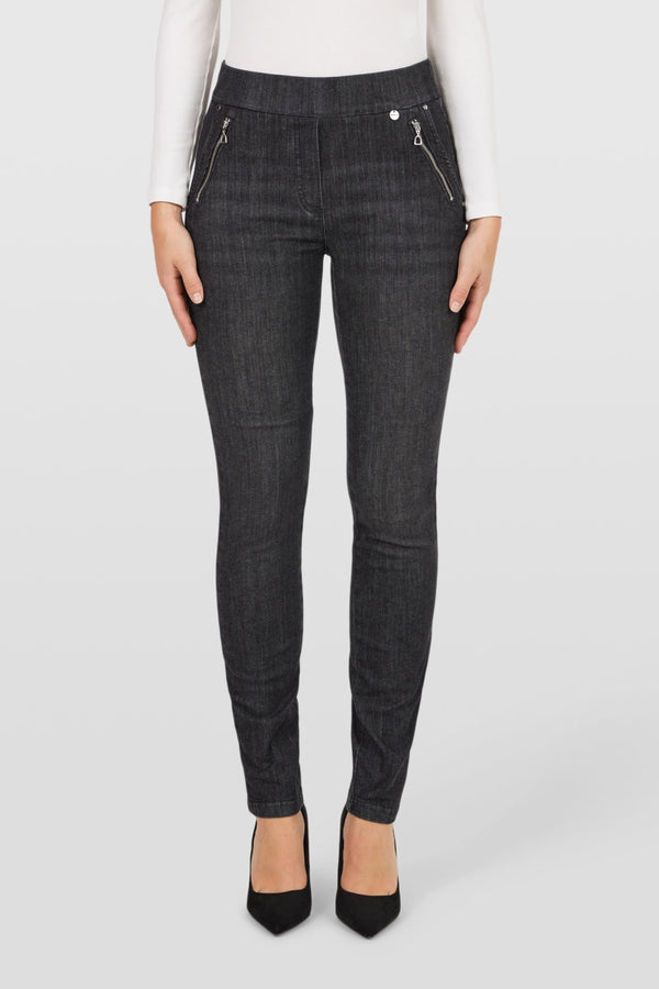 Robbe & Berking ROBELL NENA JEANS SCHWARZ Günstiger Verkauf