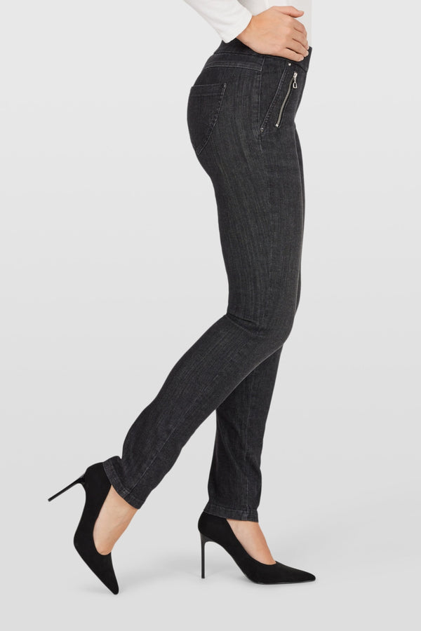 Robbe & Berking ROBELL NENA JEANS SCHWARZ Günstiger Verkauf