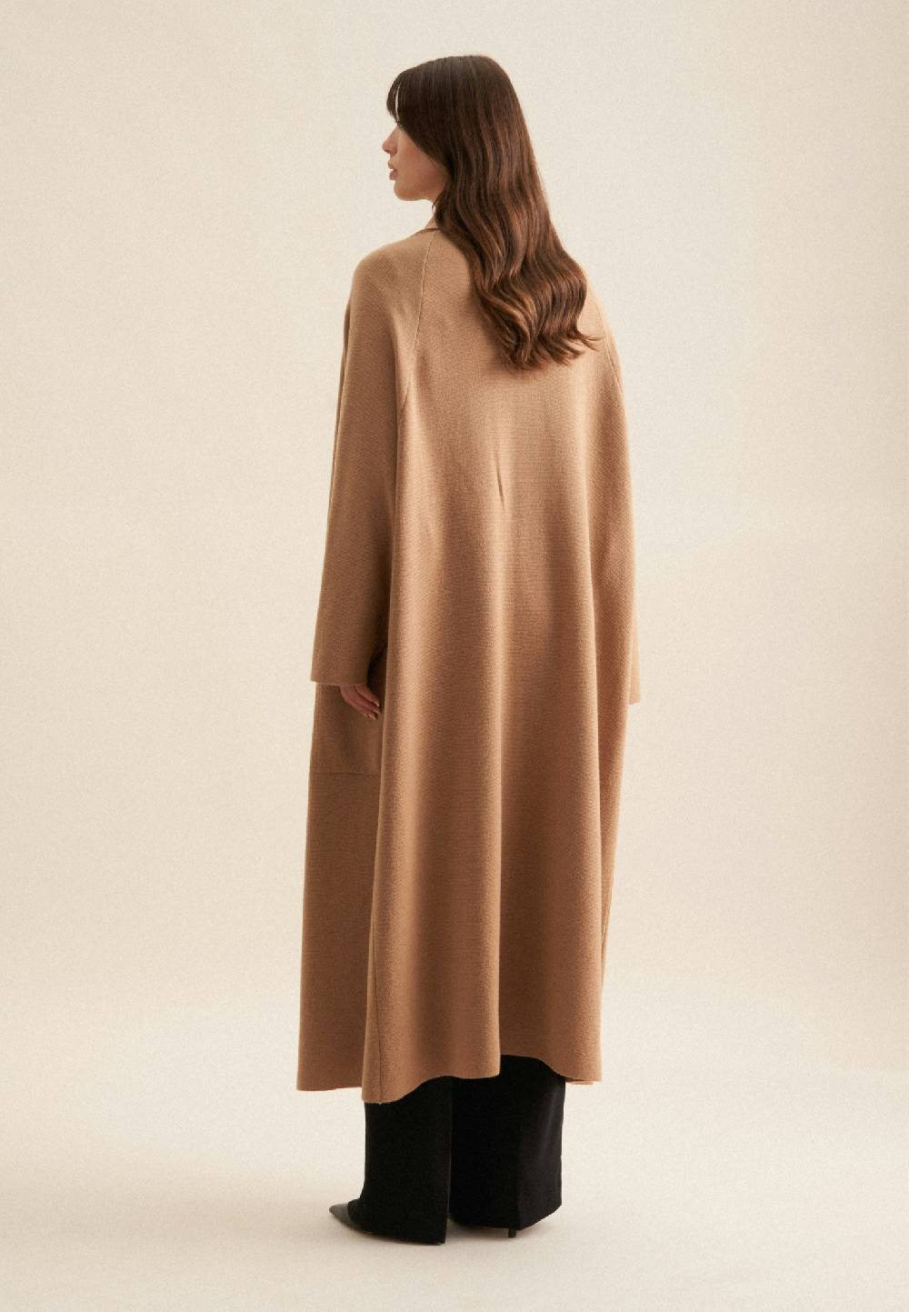 Seidensticker Schalkragen Strick-Jacke Oversized 100% Wolle Muttertagsangebot