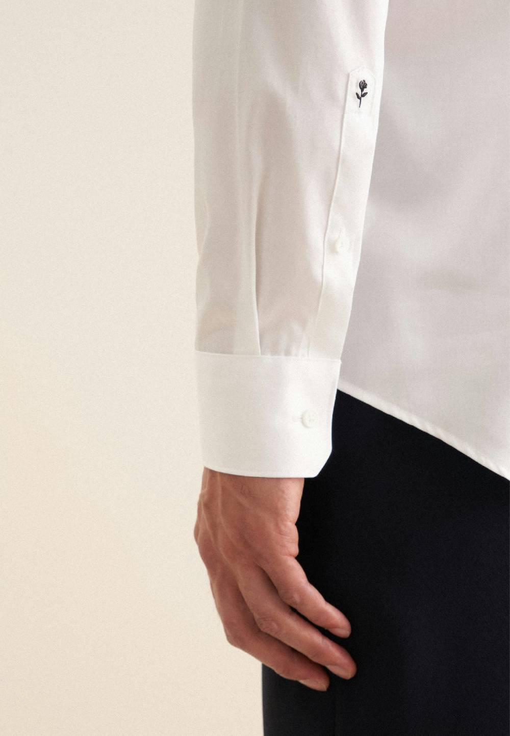 Seidensticker Bügelleichtes Satin Business Hemd in Slim mit Kentkragen Zeitlich begrenztes Angebot