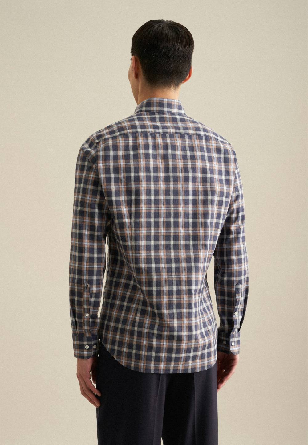 Seidensticker Fil a fil Flanellhemd in Shaped mit Button-Down-Kragen Bestseller