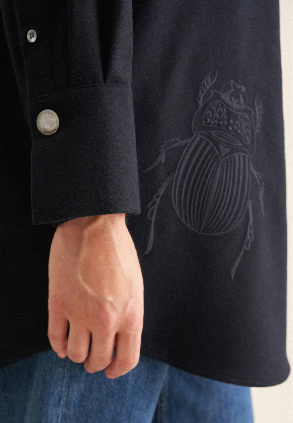 Seidensticker Flanell Longbluse Sonderangebot der Fabrik