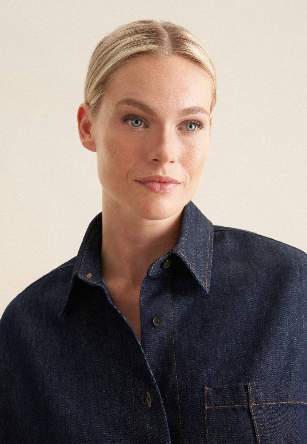 Seidensticker Denim Hemdbluse Vierteljährliche Förderung