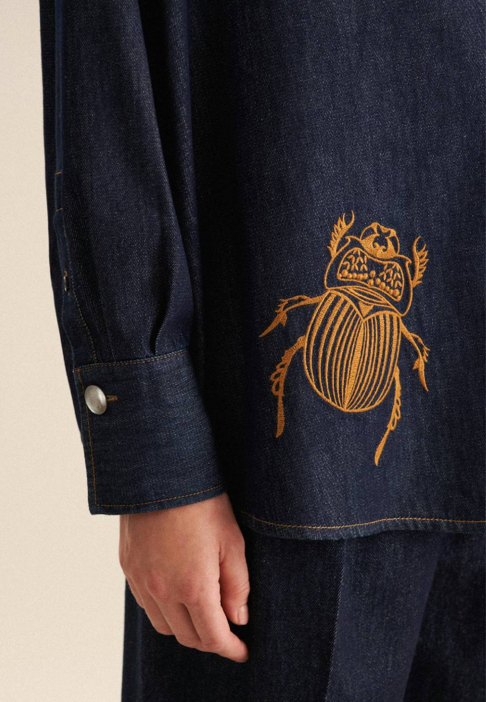 Seidensticker Denim Hemdbluse Vierteljährliche Förderung