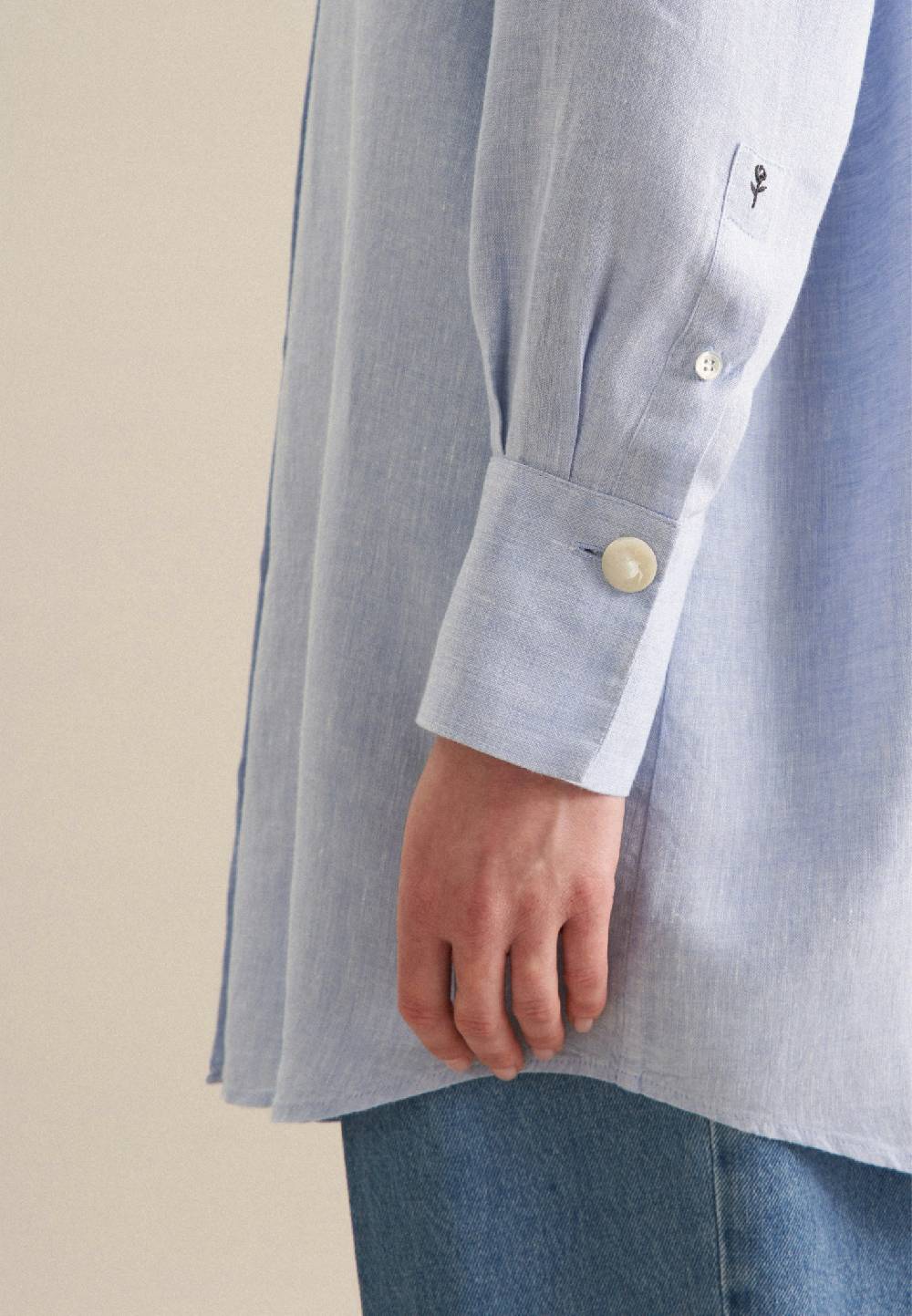 Seidensticker Leinen Longbluse 50% Rabatt mit kostenlosem Versand